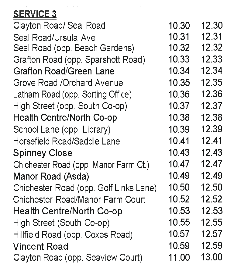 The Selsey Shuttle Service 3